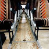 Aisle in a Plaxton Paramount Coach