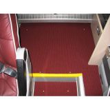 A new coach fitted with VN61 Burgundy carpet