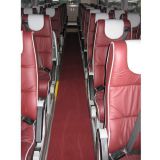 A new coach fitted with VN61 Burgundy carpet